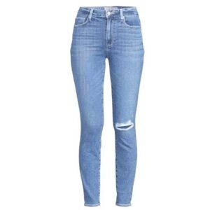 PAIGE• Women’s “Hoxton Slim” Alethea Destructed Jeans Size 28